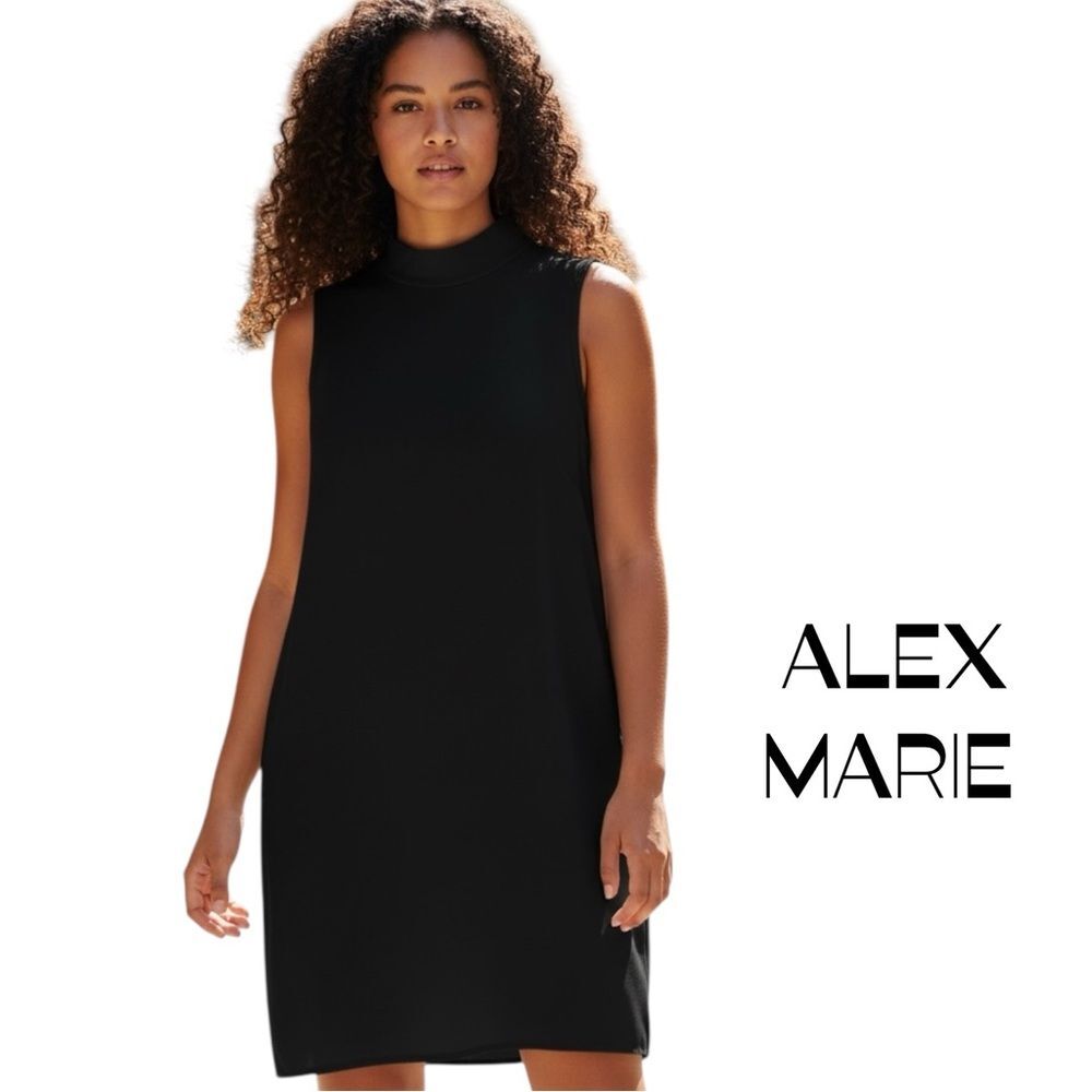 Alex Marie Black Sleeveless Dress NWOT Size 18W Minimalist WhimsiGoth